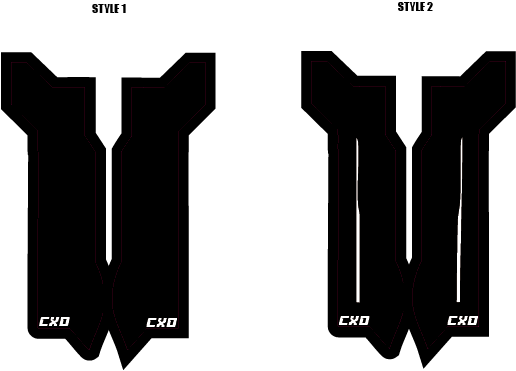 Eride Pro Fork Guard Decals