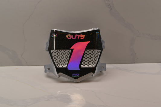 "MotoCutz" Vented Front Number Plate