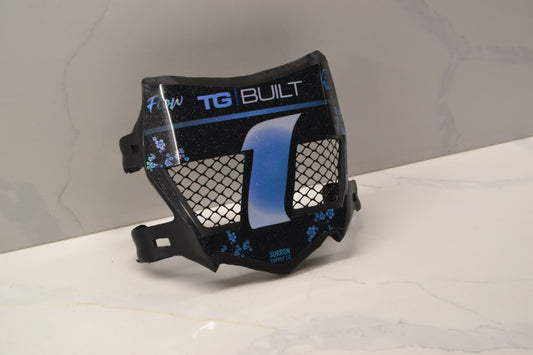 "MotoCutz" Vented Front Number Plate