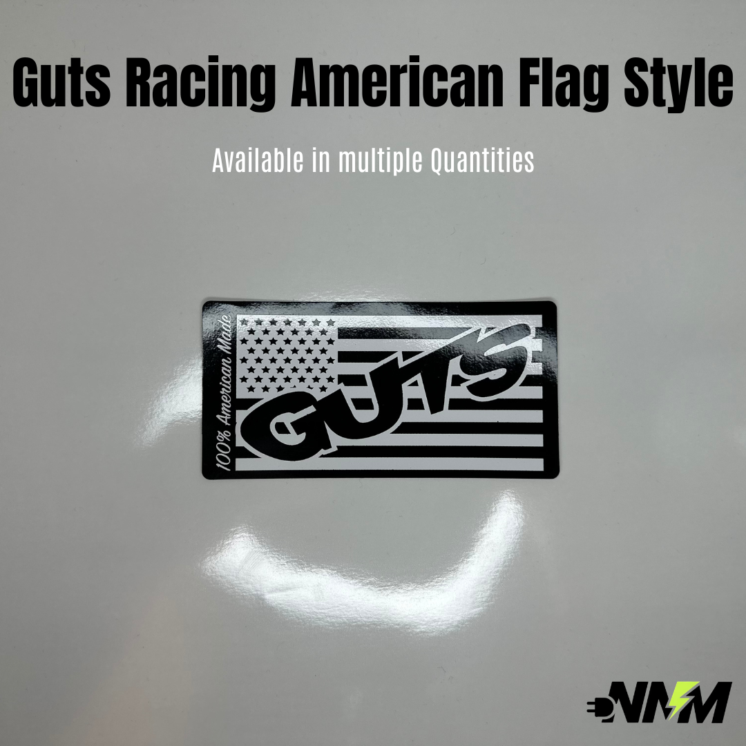 Guts Racing Sticker Pack – OG & American Flag Styles | NONOISEMOTO