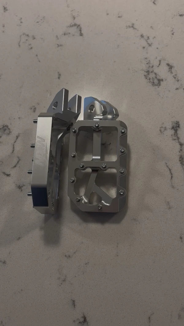Silver Moto Pegs