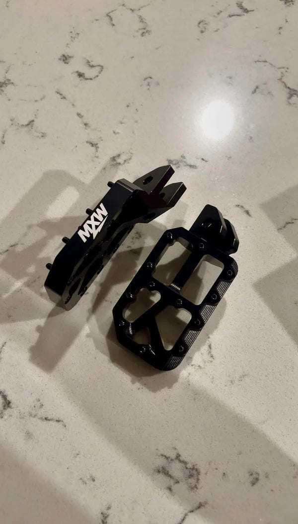 Black Moto Pegs
